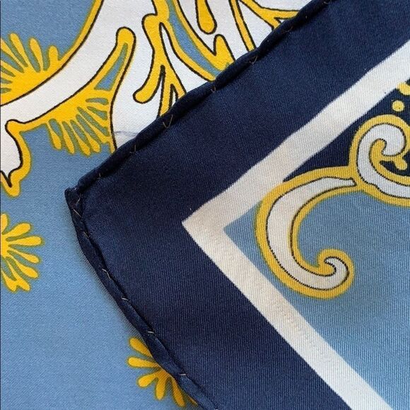 Licinio Farea Vtg polyester print detailed scarf - Picture 6 of 6